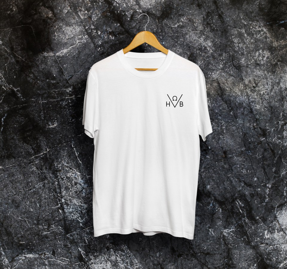 T-Shirt Mock-Up Front White